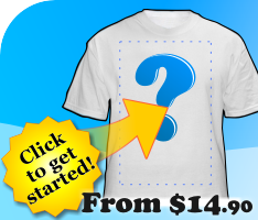 Custom T Shirt printing from $14.90
