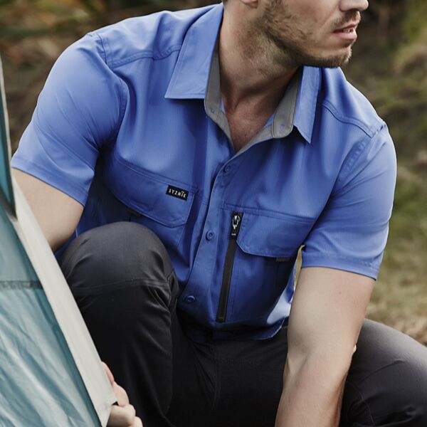 Syzmik Mens Outdoor S/S Shirt Thumbnail