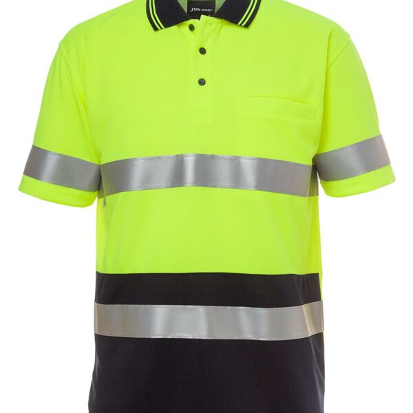 JB's Hi Vis Short Sleeve (D+N) Traditional Polo Thumbnail