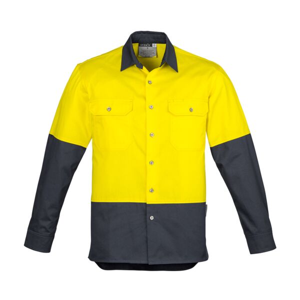 Syzmik Men's Hi Vis Spliced Industrial Shirt Thumbnail