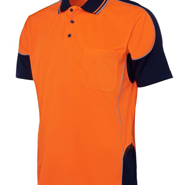HI VIS Contrast Piping Polo Thumbnail